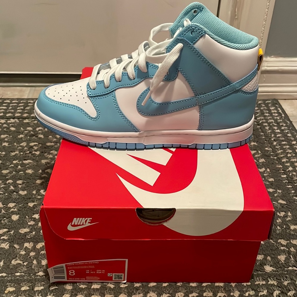 Nike Dunk Hi Retro Blue Chill